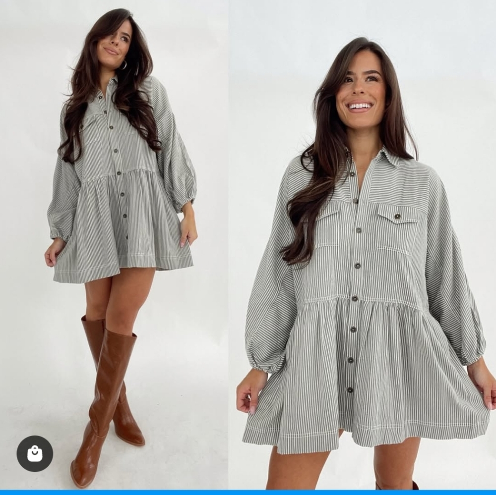 Lane 201 Joanna Striped Tunic Dres